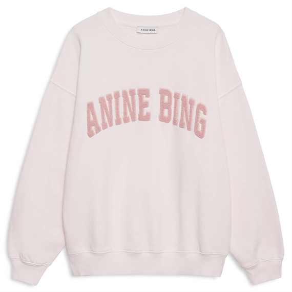 Anine Bing Spencer Sweatshirt, Powder Pink