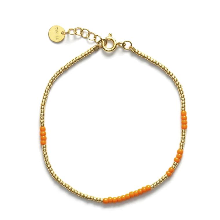 Anni Lu Asym Armbånd, Tangerine 