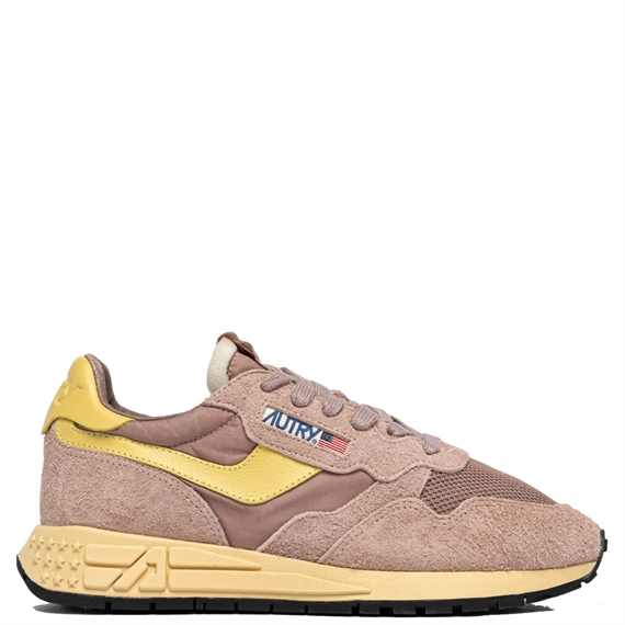 Autry Reelwind Sneakers, Rose Cannel/Raffia