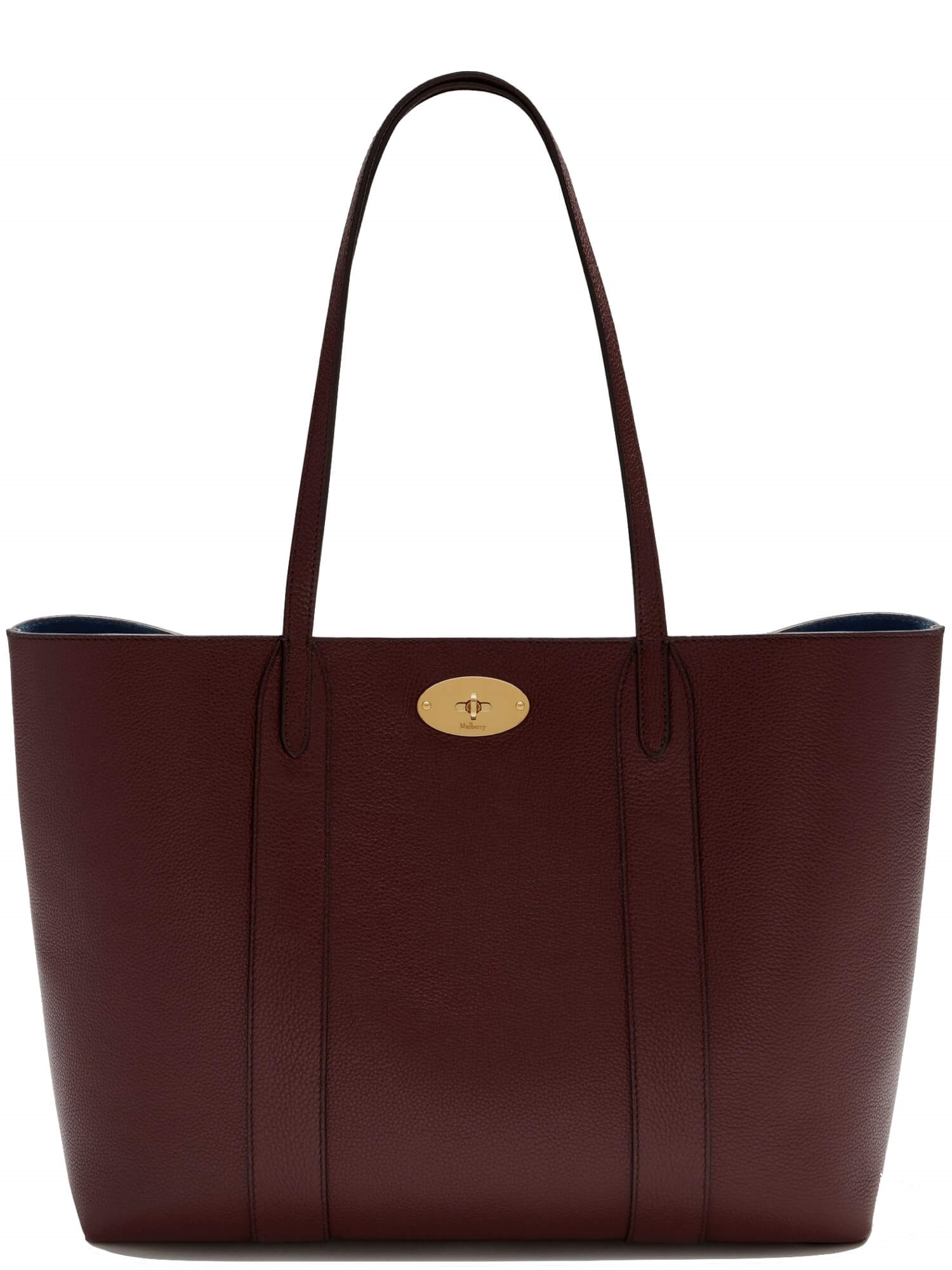 ler Er Moderat Mulberry Bayswater Tote [Burgundy Classic Grain] Tote Taske