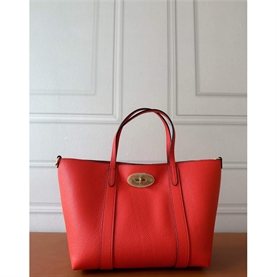 Mulberry Mini Bayswater Tote Coral Orange