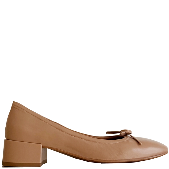 Billi Bi A8059 Ballerina Pumps, Beige Nappa 