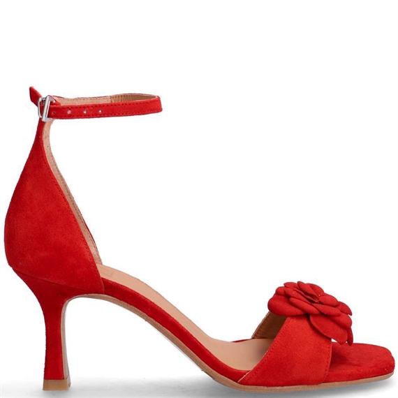 Billi Bi A8172 Stiletter, Red Fuoco Suede