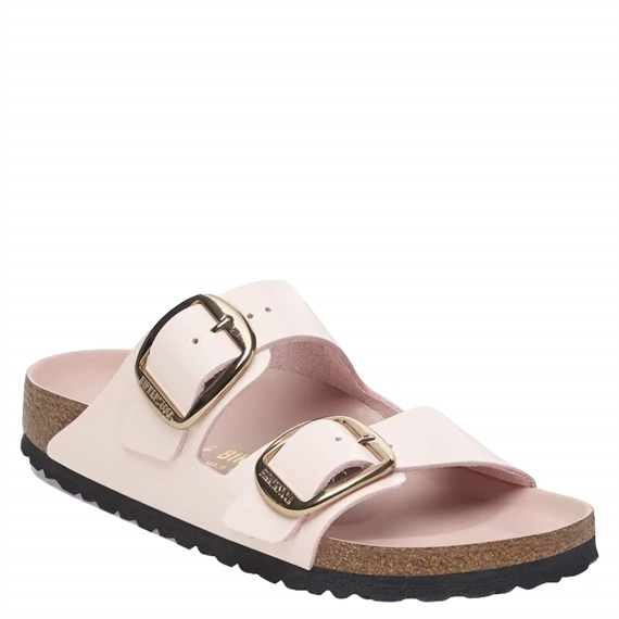 Birkenstock Arizona Big Buckle Sandaler, High-Shine Light Rose 
