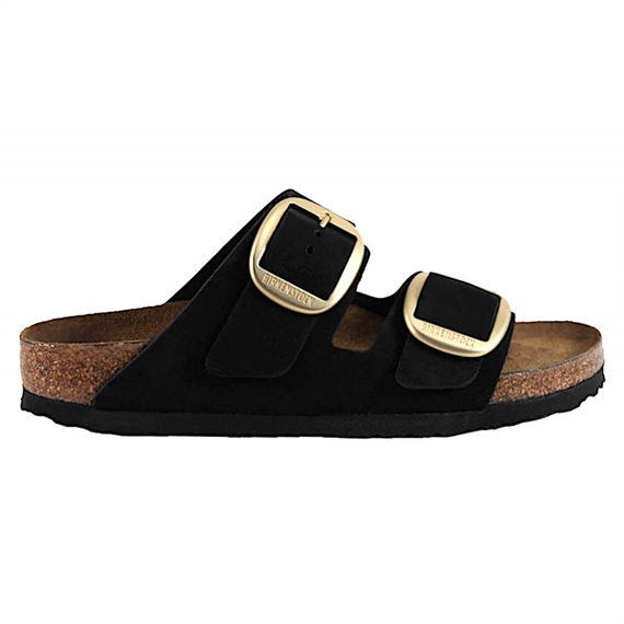 Birkenstock Arizona Big Buckle Sandaler, Sort 