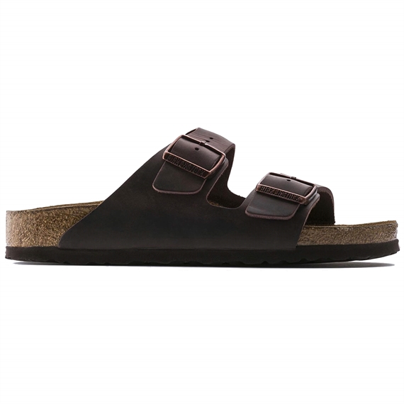 Birkenstock Arizona Oiled Leather Sandaler, Habana