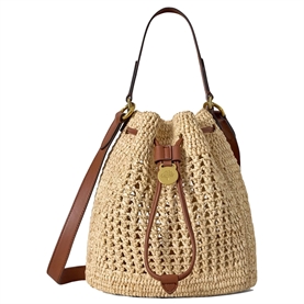 Mulberry Small Crochet Bucket Natural 