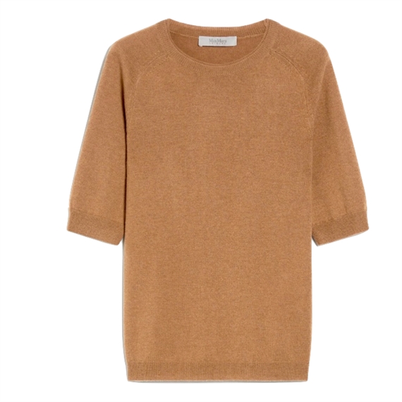 Max Mara Leisure CIMA Strik, Tobacco