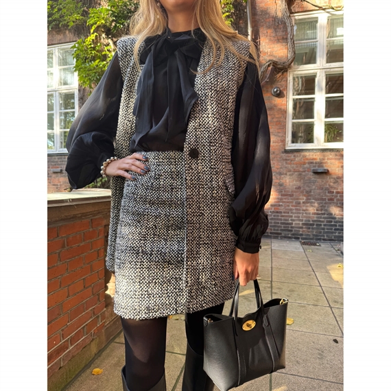 Copenhagen Muse CMRUBI Nederdel, Jet Stream w. Black 