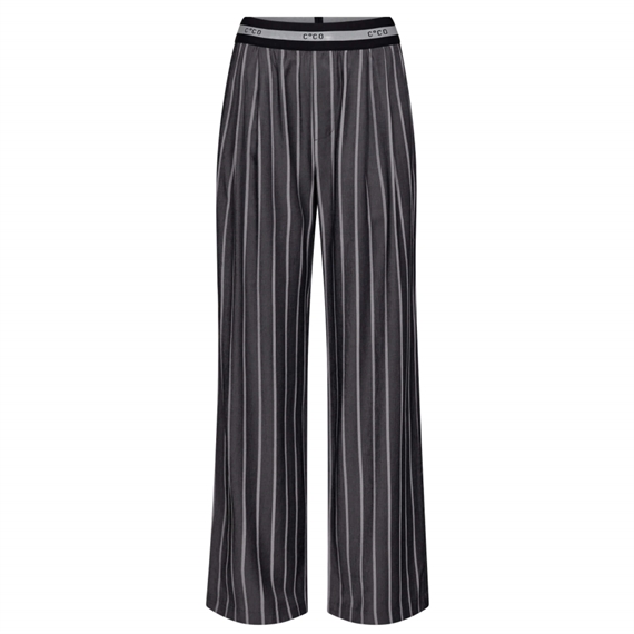 Co\'Couture SueCC Stripe Logo Bukser, Sort
