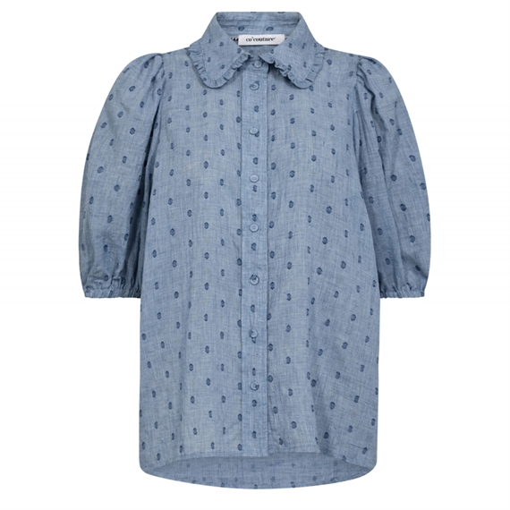 Co\'couture DottieCC SS Skjorte, Dusty Blue 