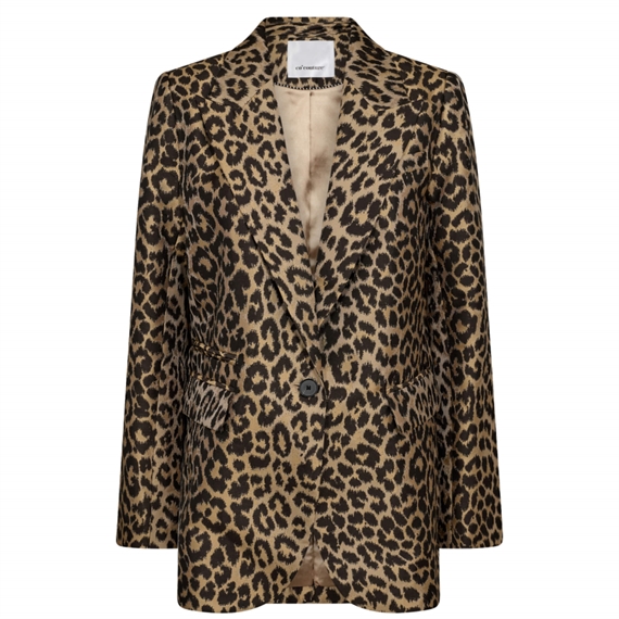 Co'couture LexaCC Leo Single Blazer, Khaki