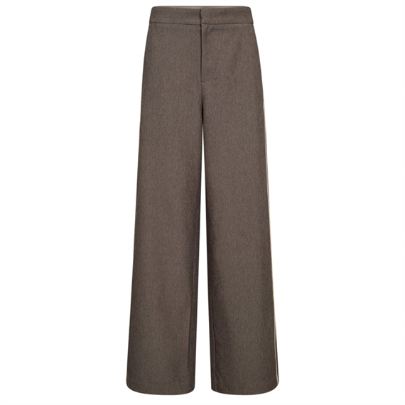Co'couture NanaCC Pipping Wide Bukser, Mink