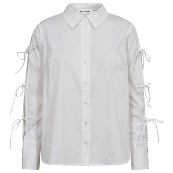 Co'couture PoppyCC Sleeve Skjorte, Hvid