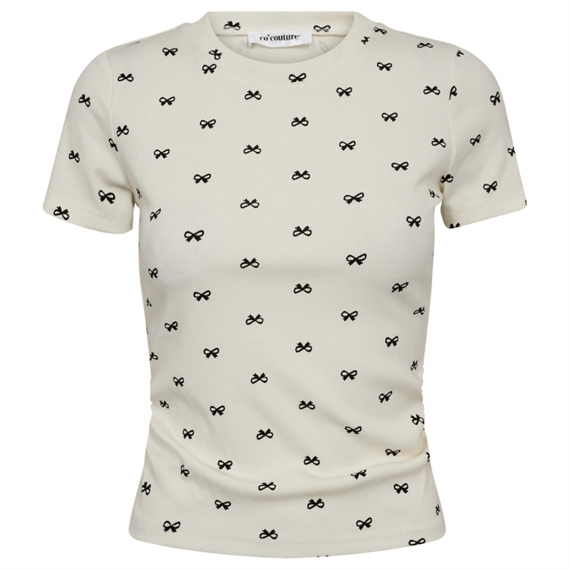 Co'couture RitchieCC Ribbon T-shirt, Off White