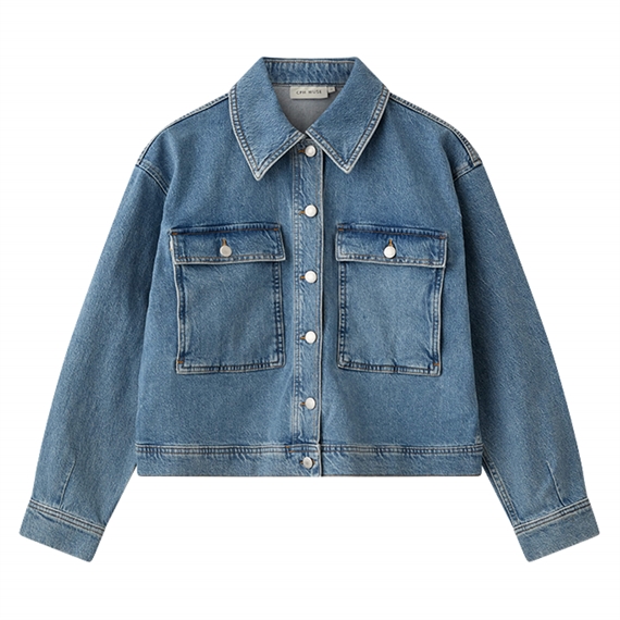 Copenhagen Muse CMANOUK Jakke, Light Blue Denim