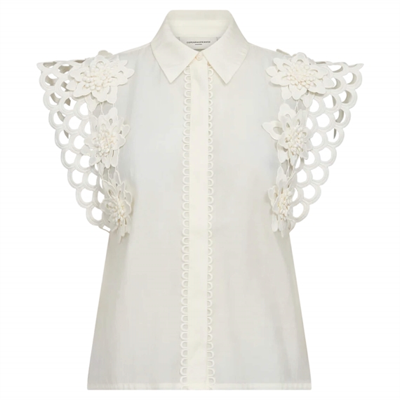 Copenhagen Muse CMMOLLY Blonde Bluse, Jet Stream 