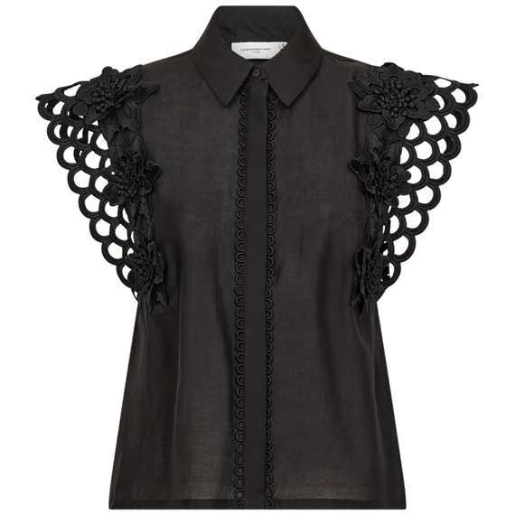 Copenhagen Muse CMMOLLY Blonde Bluse, Sort
