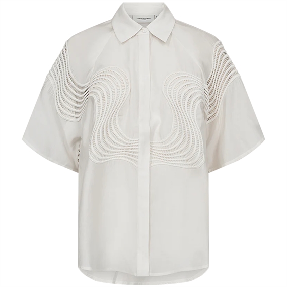 Copenhagen Muse CMMOLLY Lace Skjorte, Jet Stream