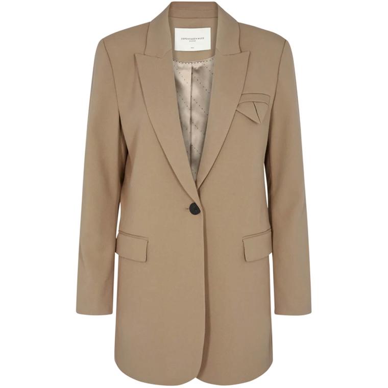 Copenhagen Muse CMTAILOR LONG Blazer, Timber Wolf