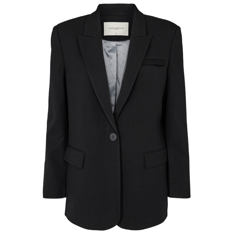 Copenhagen Muse CMTAILOR-JA Blazer, Black Solid 