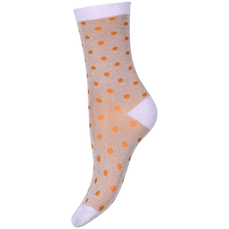 Mp Strømper Donna Glitter Socks, Lilla/Multi