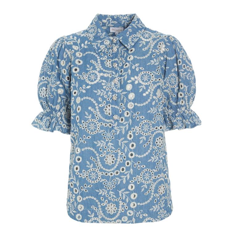 Dea Kudibal DREW-NS Skjorte, Denim Blue