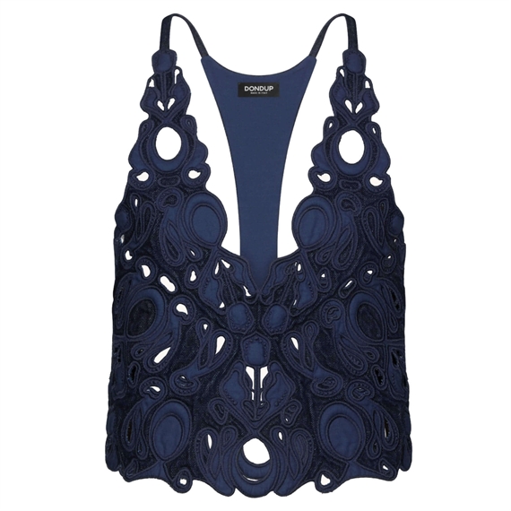 Dondup  Blonde Top, Mørkeblå 