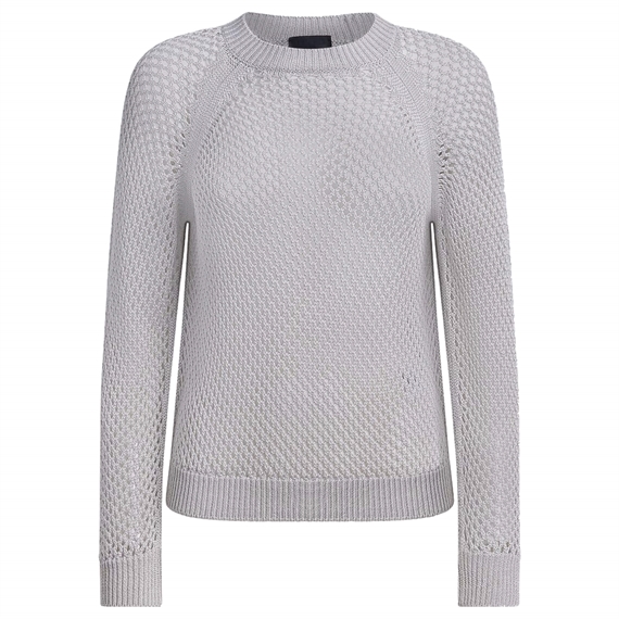 Dondup Girocollo Strik, Metallic Grey 