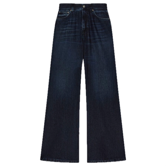 Dondup Pantalone Amber Jeans, Dark Blue 