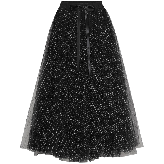 Emm Copenhagen Daisy Nederdel, Black With White Dots