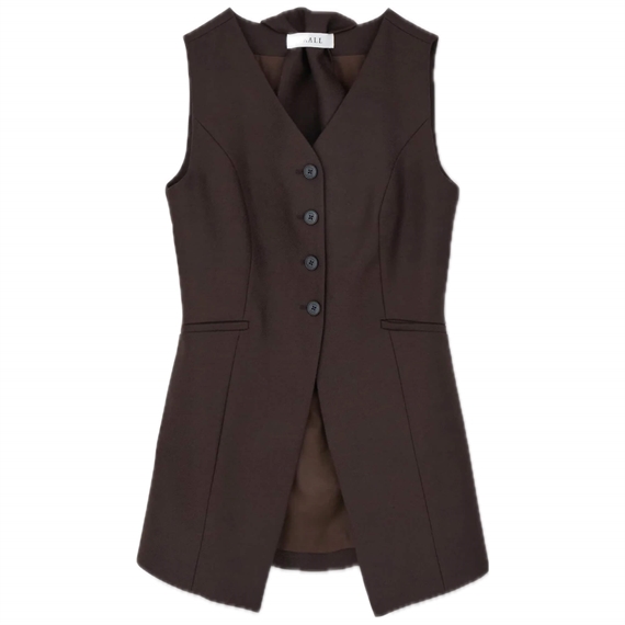 Skall Studio Erin Vest, Dark Brown 