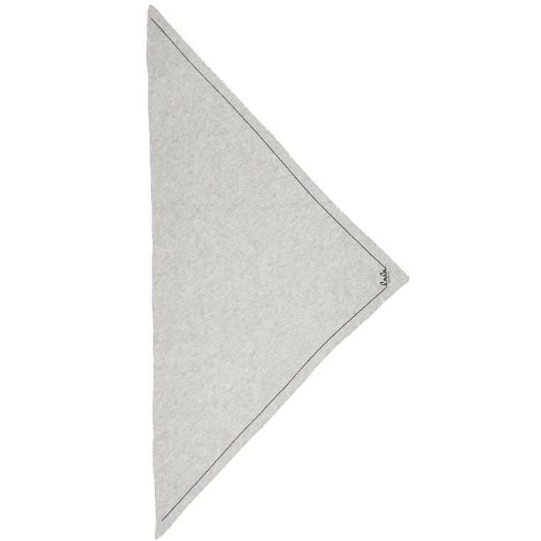 Lala Berlin Triangle Solid Logo M, Flanella/Lysegrå