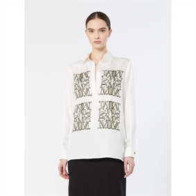  Max Mara MXFILTRO Skjorte, Hvid