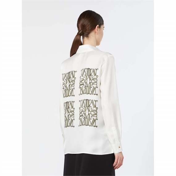  Max Mara MXFILTRO Skjorte, Hvid