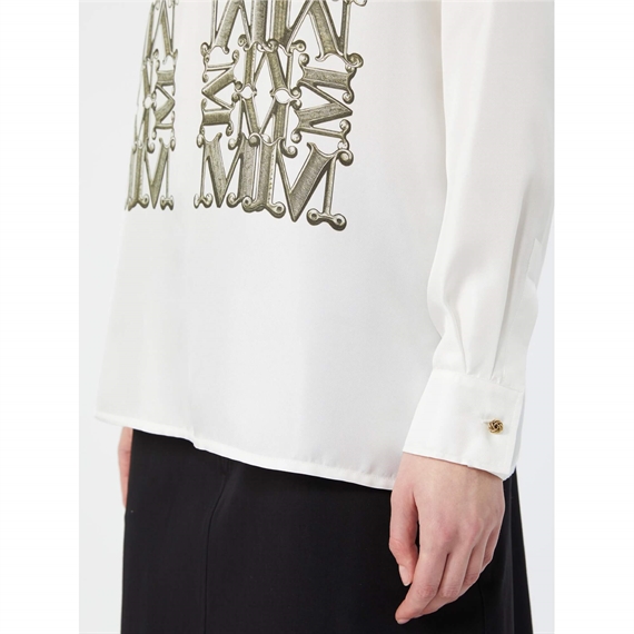  Max Mara MXFILTRO Skjorte, Hvid