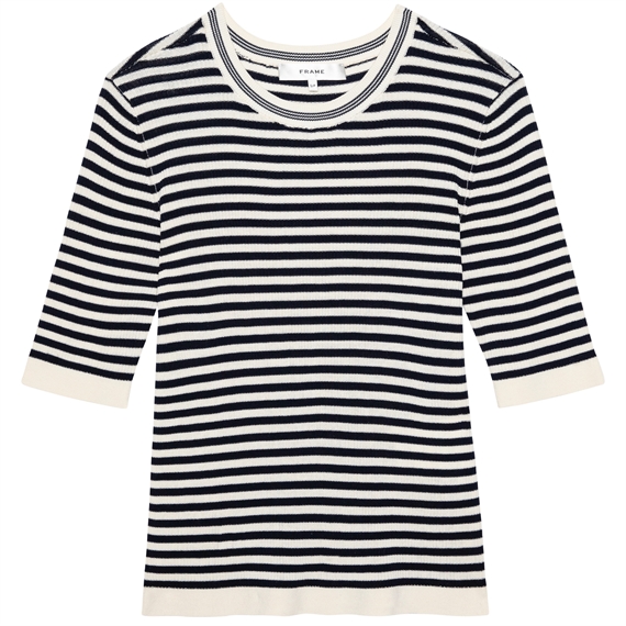 Frame The Cruise Sweater, Cream Multi