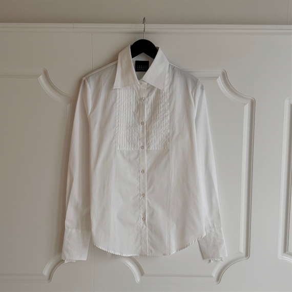 Louise Rømern Freddie Mod Vall Tux Skjorte, Hvid 