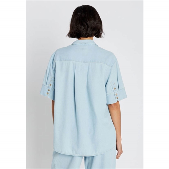 Heartmade HMMatea Skjorte, Light Blue Denim