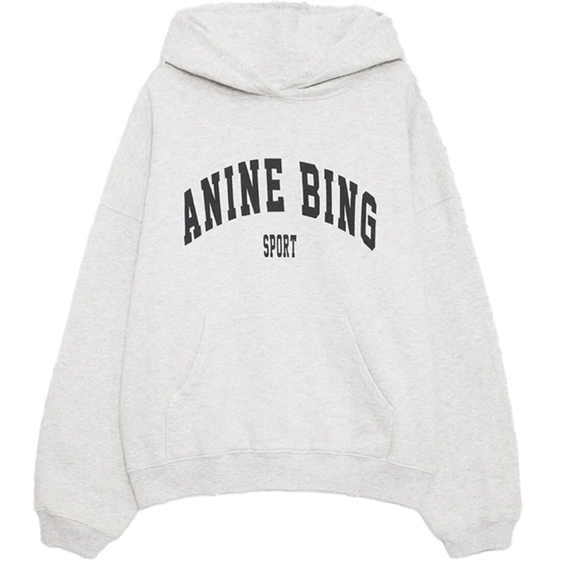 Anine Bing Harvey Sweatshirt, Heather Grey