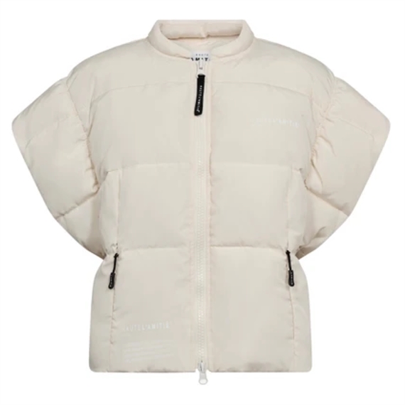 Haute L\'Amitie Mount Puffer Vest, Off-white