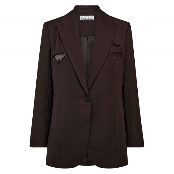 Haute L\'amitie Premiere Single Blazer, Mocca