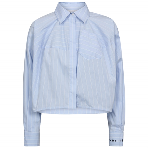 Haute L\'amitié Sophie Stripe Skjorte, Pale Blue