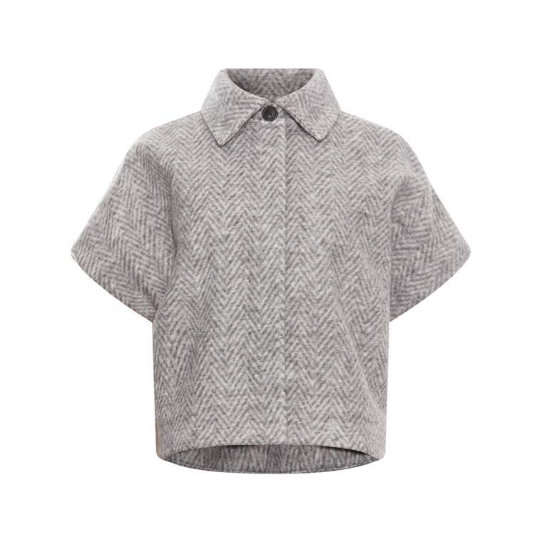 Heartmade Beal Cape, Grey Melange