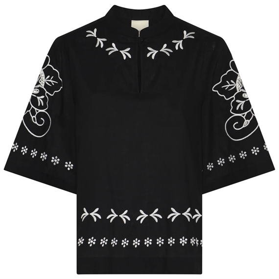 Heartmade HMTasim Bluse, Sort