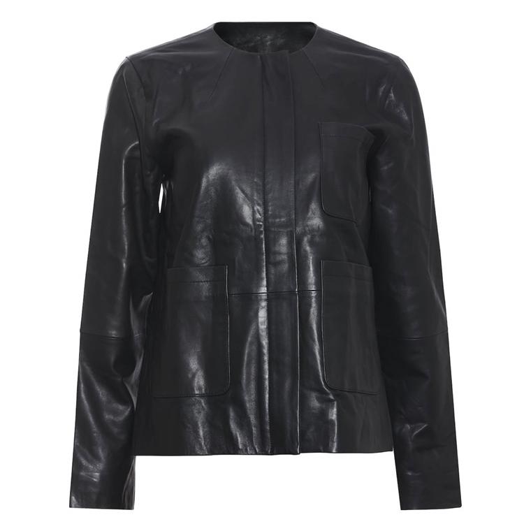 Heartmade Jea Leather Jacket, Sort
