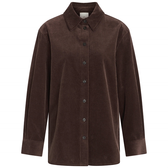 Heartmade Maima Skjorte, Chocolate Brown