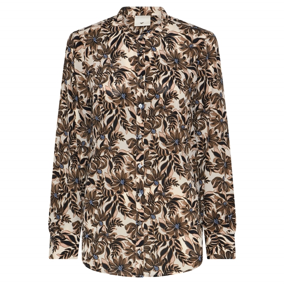 Heartmade Maple Skjorte, Shitake Print