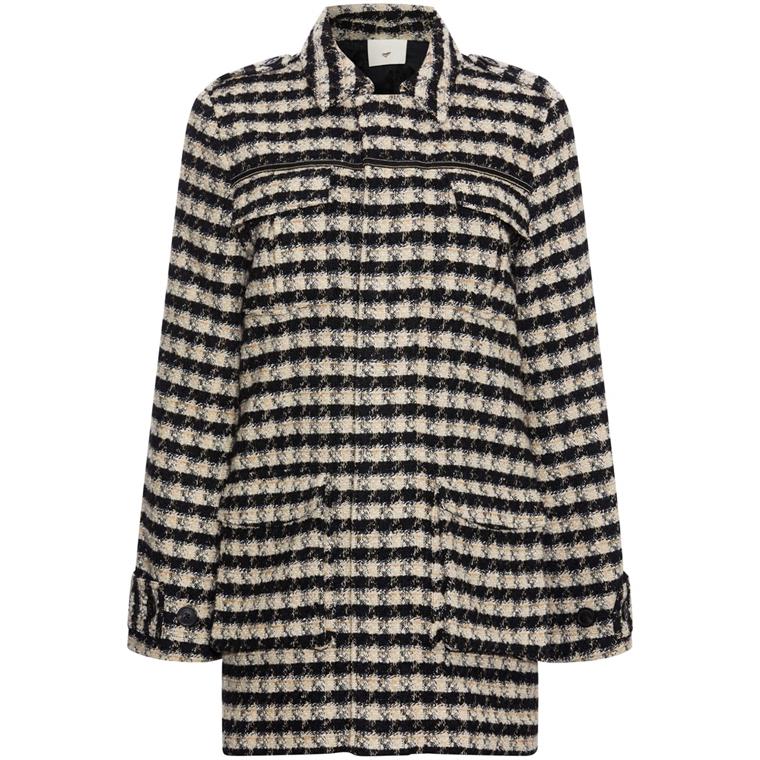 Heartmade Rela Blazer, Black/Sand Check