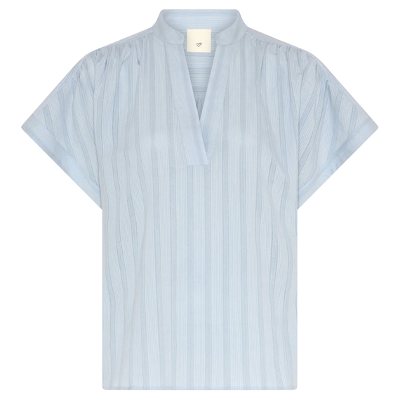 Heartmade Tavis Bluse, Blue Dove 